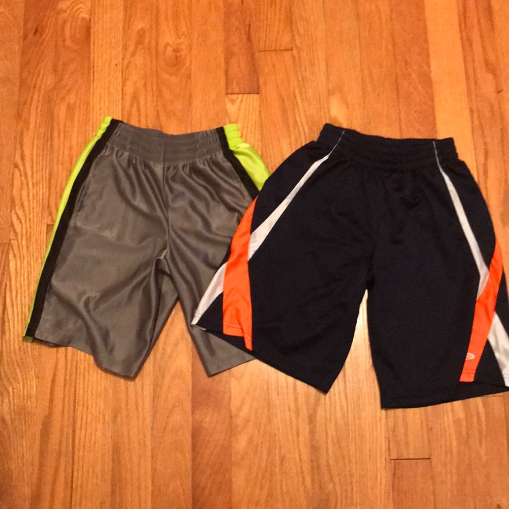 2 Champion boys athletic shorts